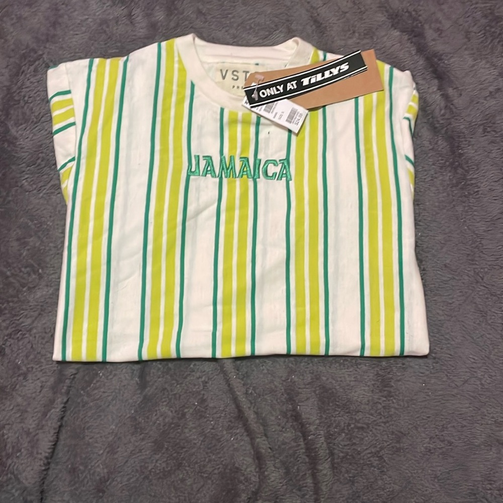 VSTR Jamaica Stripe Mens T-Shirt